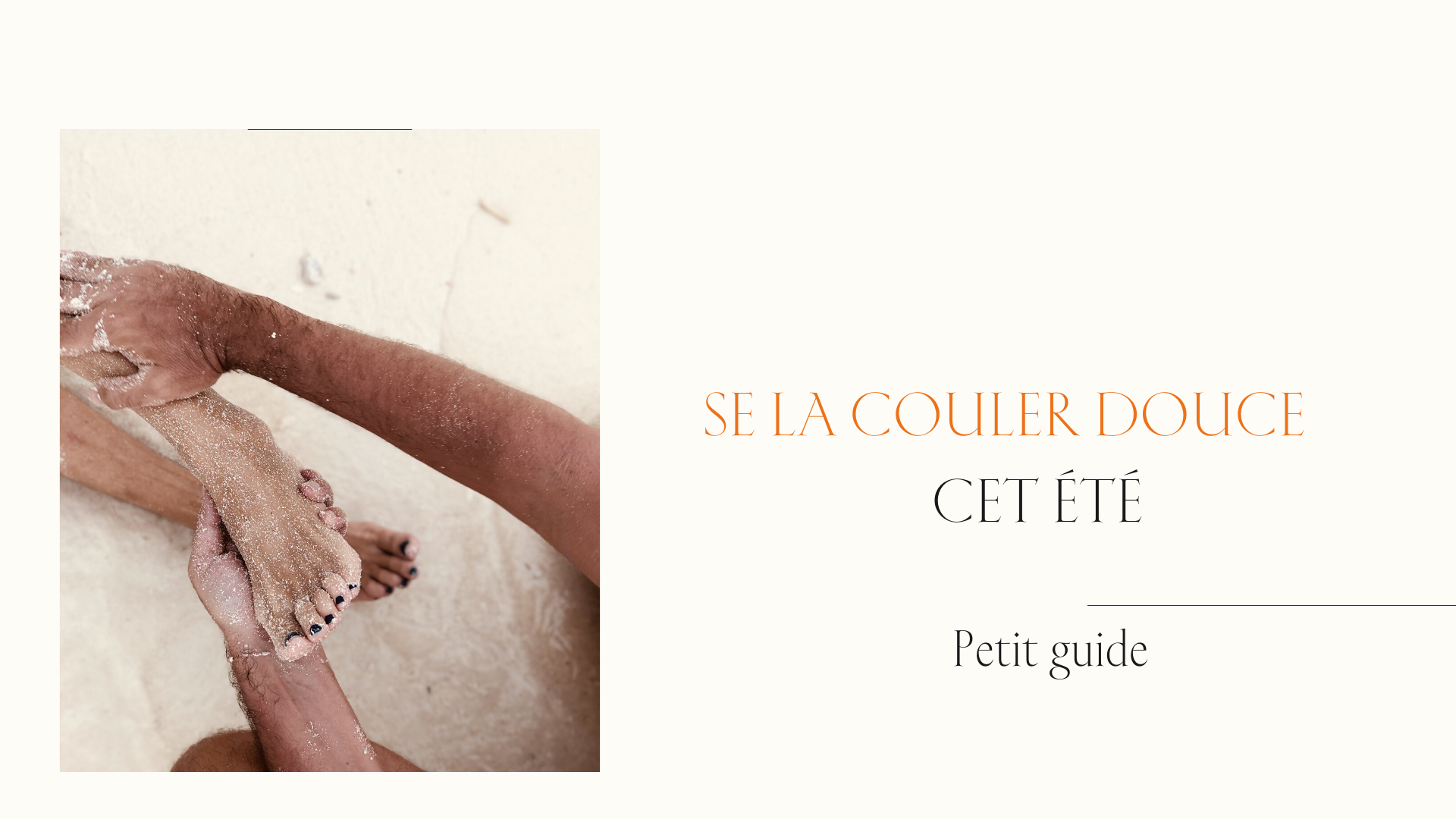 Misez sur votre bien-être estival!